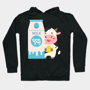 cute smile cow Hoodie